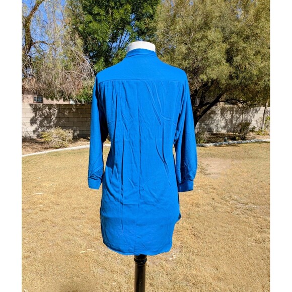 Vintage 90s Jennifer Dale Cat Pocket Sleep Relax Long Shirt/Gown Womens Sz 7 EUC - Picture 2 of 7